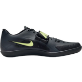 Grå - Imiteret læder - Unisex Sneakers Nike Zoom Rival SD 2 - Anthracite/Black/Light Lemon Twist/Fierce Pink