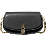Kreditkortholdere - Trykknap Tasker Michael Kors Mila Small Leather Shoulder Bag - Black