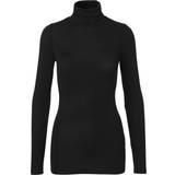 Dame - Polotrøjer Sweatere mbyM Ina GG Basic Top - Black