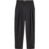H&M Polyester Bukser & Shorts H&M Tailored Trousers - Black