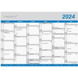 Vægkalendere Mayland Classic Office Calendar A4 2024