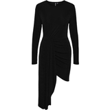Polyester - Slim Kjoler Pieces Jarissy Mini Dress - Black