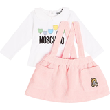 Polyamid Øvrige sæt Moschino Teddy Balloons T-Shirt & Dungaree Skirt Co-Ord Set - Pink
