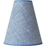 Blå - Stof Lampeskærme Nielsen Light Carolin Blue Sparkle Lampeskærm 20cm
