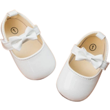 Hvid Lave sko Shein Baby Bow Decor Mary Jane Flats, Preppy Outdoor Flats