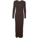 Elastan/Lycra/Spandex - Lange kjoler - S Vero Moda Vmsaanvi Long Dress - Java