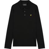 Lyle & Scott Long Sleeve Polo Shirt - Jet Black