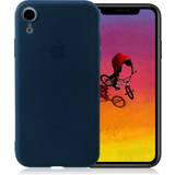 Apple Mobilcovers Apple iPhone XR mobilskal silikon frostad Mörkblå