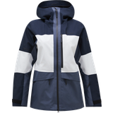 Peak Performance Blå Tøj Peak Performance Gravity Gore-Tex 3L Shell Jacket Women - Salute Blue/Ombre Blue/Antarctica
