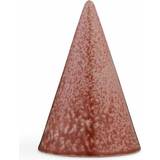Kähler Dekorationer Kähler Glazed Cone Nested Red Dekorationsfigur 15cm