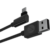 Et stik - Kvadratisk - USB-kabel Kabler Stealth Power & Link Cable for Meta Quest 2 USB A - USB C Angled M-M 3m