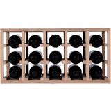 Brugskunst Caverack - HALF ALDA WIDE - 15 bottles Wine Rack 60x30cm