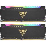 Belysning - DDR4 - Sort RAM Patriot Viper Steel RGB DDR4 3600MHz 2x16GB (PVSR432G320C6K)