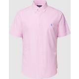 Ballonærmer - Pink - Stribede Tøj Polo Ralph Lauren Short-sleeved shirt 2604h_rose_white