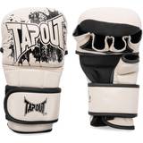 Tapout Kampsport Tapout Ruction MMA Sparring Handschuhe Leder Ecru Größe