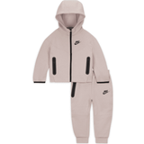 Babyer - Lilla Tracksuits Nike Baby Sportswear Tech Fleece Full-Zip Set Hoodie Set 2pcs - Platinum Violet (66L050-PA1)