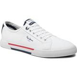 Pepe Jeans Herre Sko Pepe Jeans London Herren Brady Men Basic Sneaker, White White