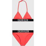 Calvin Klein Børnetøj Calvin Klein Girls Triangle Bikini Set Intense Power Red 14-16 years