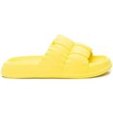 XTI Sko XTI Women's Pool Slides Sandals Yellow
