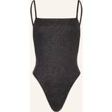 Calvin Klein Dame Badedragter Calvin Klein Open Back Swimsuit Archive Solids Black