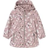 Aftagelig hætte - Pink Børnetøj Name It Alfa08 Softshell Jacket - Deauville Mauve (13230502)
