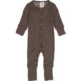 Babyer - Brun Jumpsuits Müsli Baby Wool Onesie - Brown/Walnut