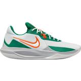 13,5 - Grøn Basketballsko Nike Precision 6 - White/Malachite/Sundial/Safety Orange