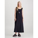 3XL - Lange kjoler Calvin Klein Cotton Jersey Maxi Tank Dress Black
