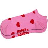 Pink Tøj Happy Socks Hearts Low Pink, 36-40