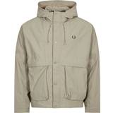 Fred Perry Dame Tøj Fred Perry Cropped Ripstop Hooded Jacket Warm