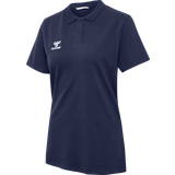 Blå - Firkantet - Polyamid Tøj Hummel Poloshirt HmlGO Blå Herre