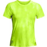 Under Armour Dame - Gul Tøj Under Armour Laser Wash SS Running Shirts Women Neon Yellow, neon_yellow