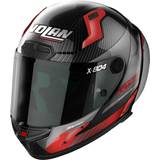 Nolan Motorcykelhjelme Nolan X-804 RS Ultra Carbon Hot Lap Helm, schwarz-grau-rot, Größe