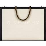 Givenchy Dame Håndtasker Givenchy Medium G Tote Shopping Bag In Canvas And Leather
