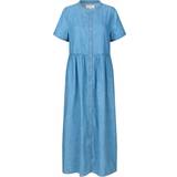 Blå - XXL Kjoler Lollys Laundry Forudbestilling AliyaLL Maxi Dress Light Blue blå