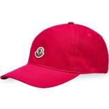 Moncler Dame Kasketter Moncler Women's Logo Baseball Cap Pink Pink One