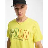 Polo Ralph Lauren Gul - Kort ærme Tøj Polo Ralph Lauren Gul oversized T-shirt med multifarvet