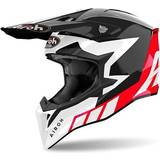 Airoh Motorcykelhjelme Airoh Offroad-helm wraaap reloaded red gloss Rote