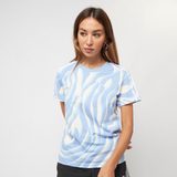 48 - Bomuld - Zebra Tøj adidas Originals Dame Women Abstract Allover Animal Print T-shirts Blå
