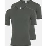 Dovre 2-pack Undertrøje t-shirt 100% merino uld grøn