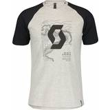 Scott Tøj Scott Icon Raglan SS T-shirt, Grå/Sort Størrelse
