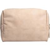 Imiteret læder - Indvendig lomme Toilettasker & Kosmetiktasker Sense of Youty Toiletry Bag - Beige