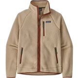 Fåreskind - One Size Tøj Patagonia Men's Retro Pile Fleece Jacket - El Cap Khaki w/Sisu Brown