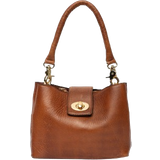 Brun - Skind Bucket Bags Re:Designed Carola Mini - Walnut