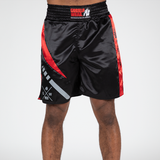 Kampsportdragter Gorilla Wear Hornell Boxing Shorts, Black/Red