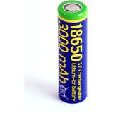 18650 genopladeligt batteri Gembird 18650 Lithium-Ion 3000mAh Compatible