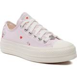 Pink - Stof Sko Converse Sneakers CHUCK TAYLOR ALL STAR LIFT Pink