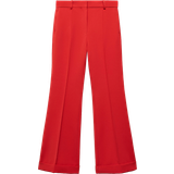 Mango Rød Tøj Mango Mid-rise flared pants red Women Red