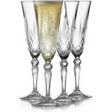 Transparent Champagneglas Lyngby Melodia Champagneglas 16cl 4stk