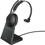 Beige Høretelefoner Jabra Evolve2 65 Link380a MS Mono Desk Stand